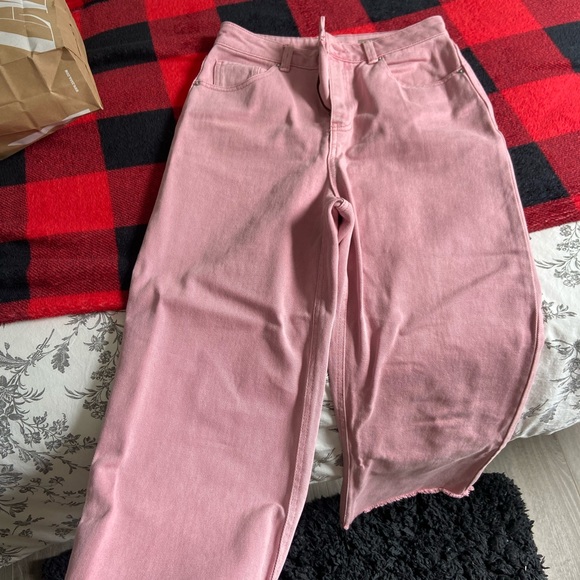 Pink jeans wide legs - Picture 3 of 3